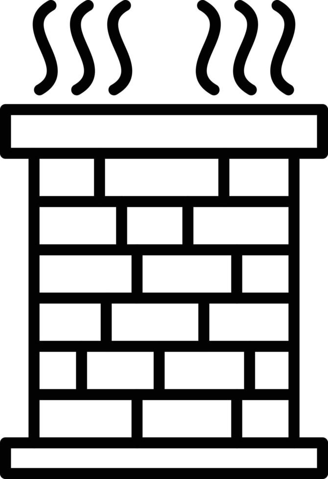 Chimney Icon Style vector