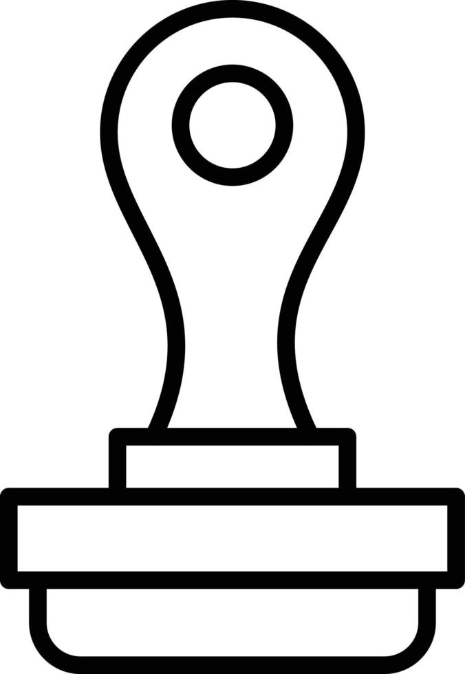 Stamp Icon Style vector