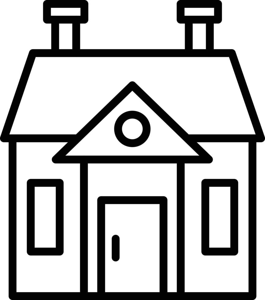Mansion Icon Style vector