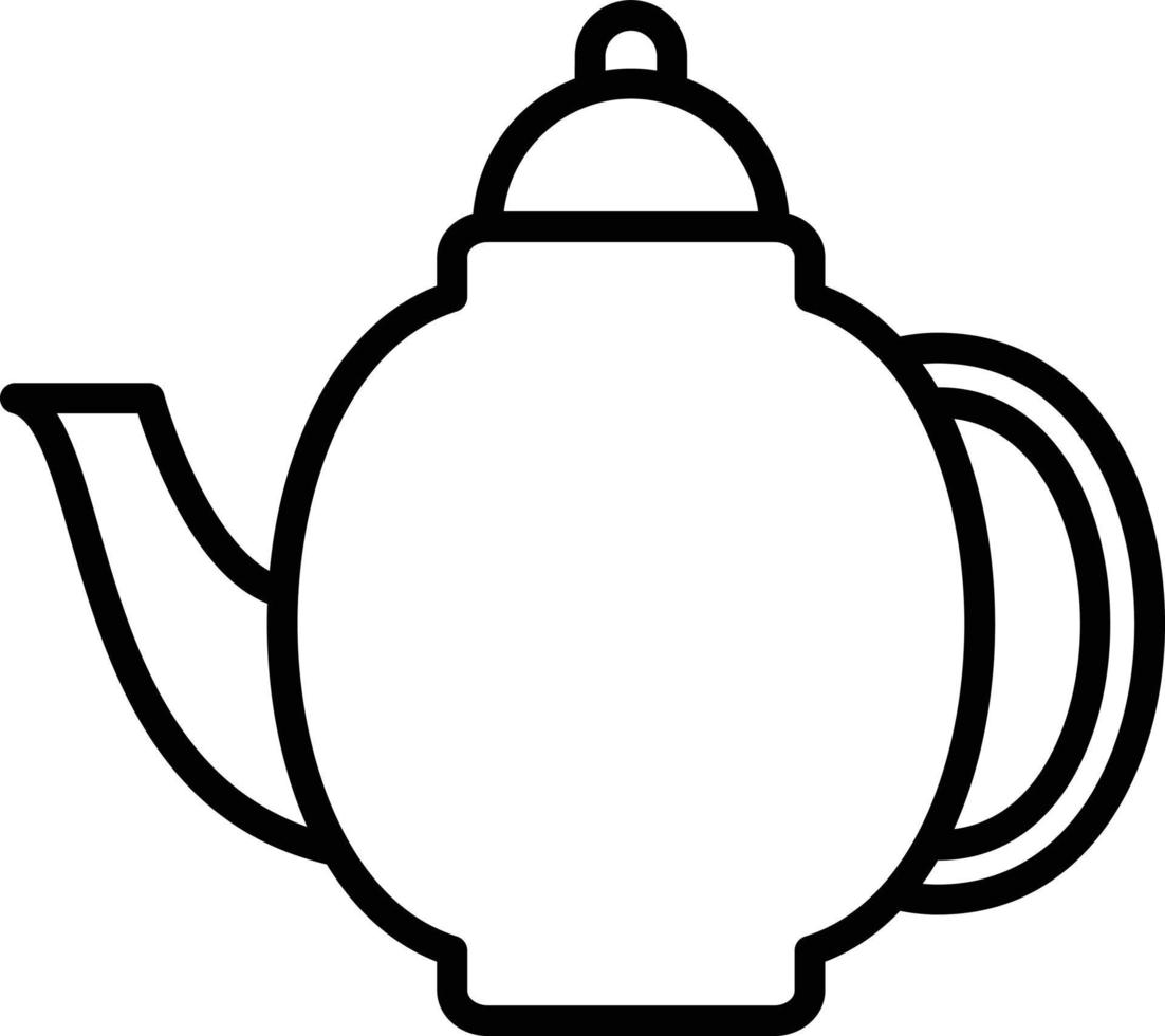 Tea Pot Icon Style vector