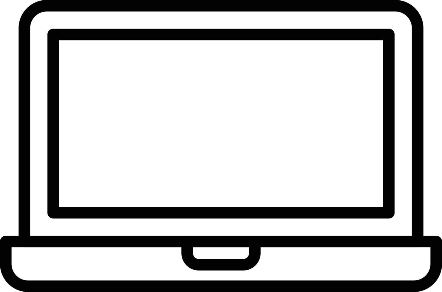 Laptop Icon Style vector
