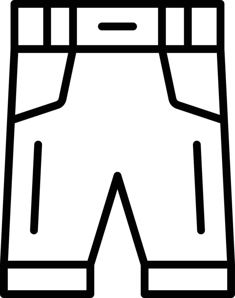 Shorts Icon Style vector
