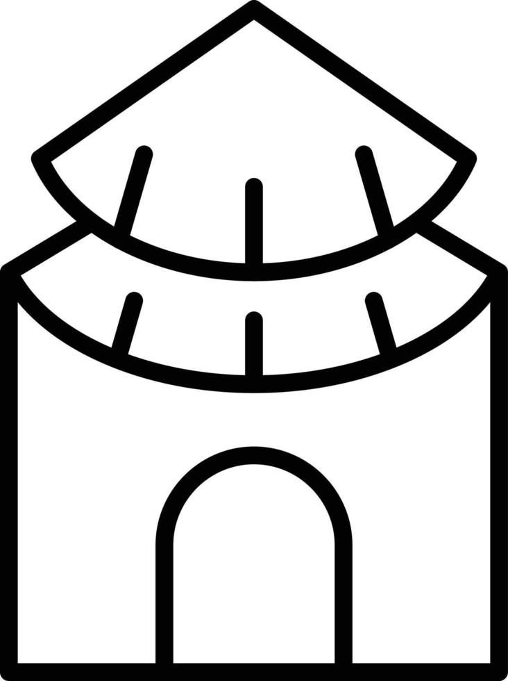 Hut Icon Style vector
