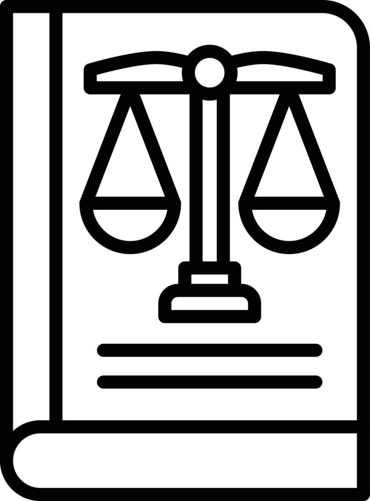 Law Book Icon Style vector