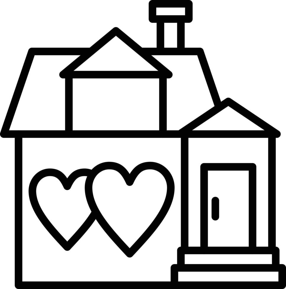 Dream House Icon Style vector