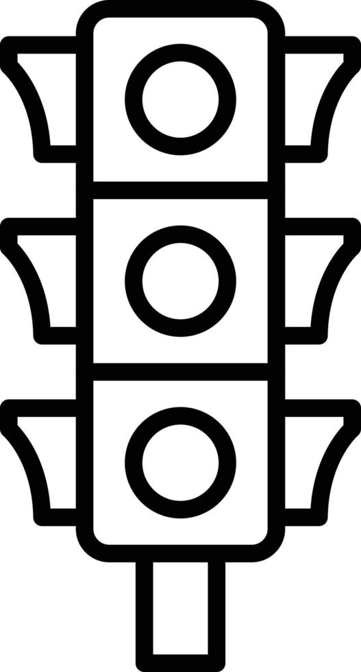 Traffic Lights Icon Style vector