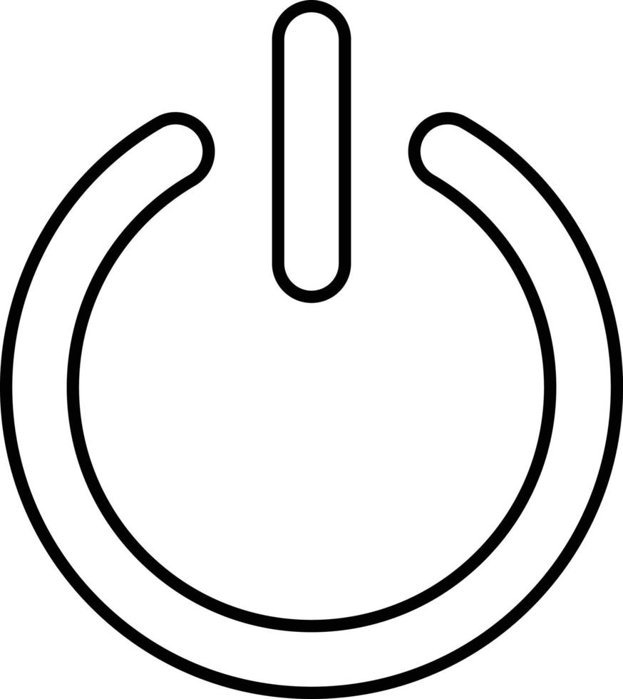 Power Button Icon Style vector