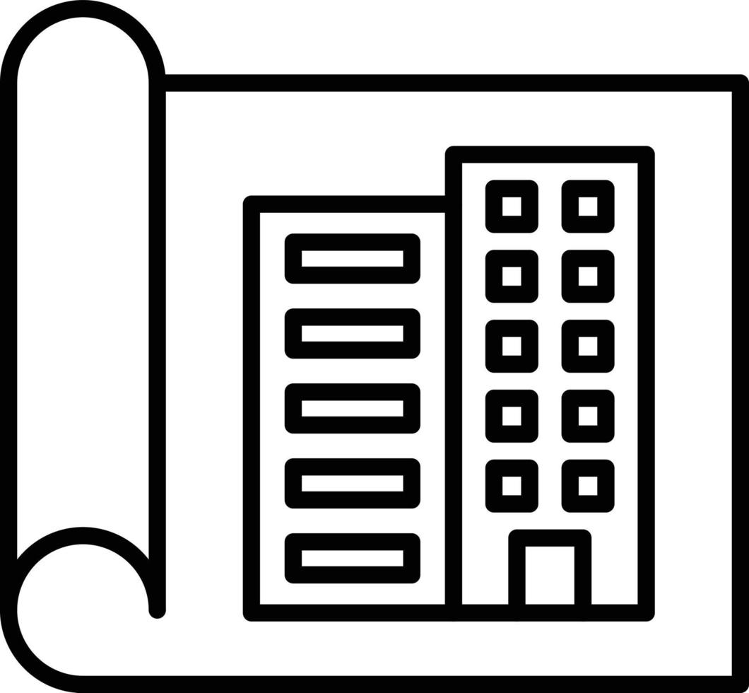 Blueprint Icon Style vector