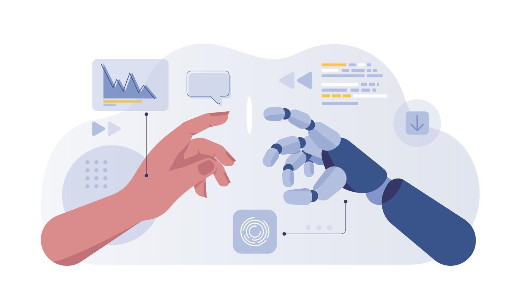 el equipo de negocios divide el gráfico circular de negocios. vector