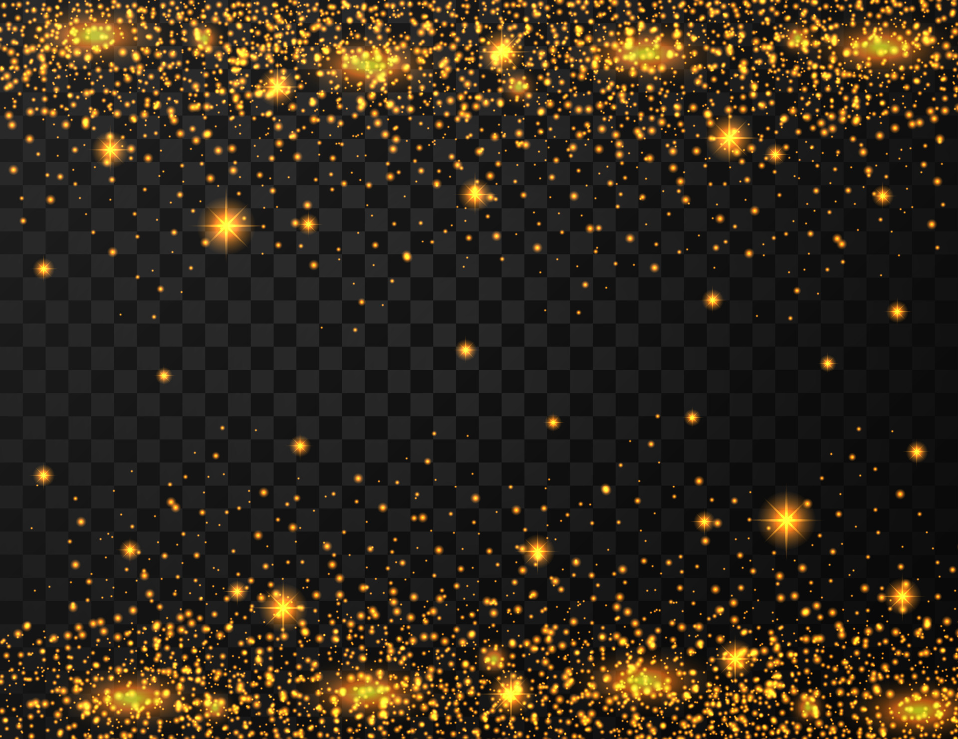 Gold glitter texture on transparent background 5092442 Vector Art at  Vecteezy
