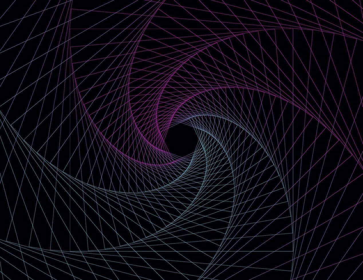 Geometric elements, line design, square pattern vector