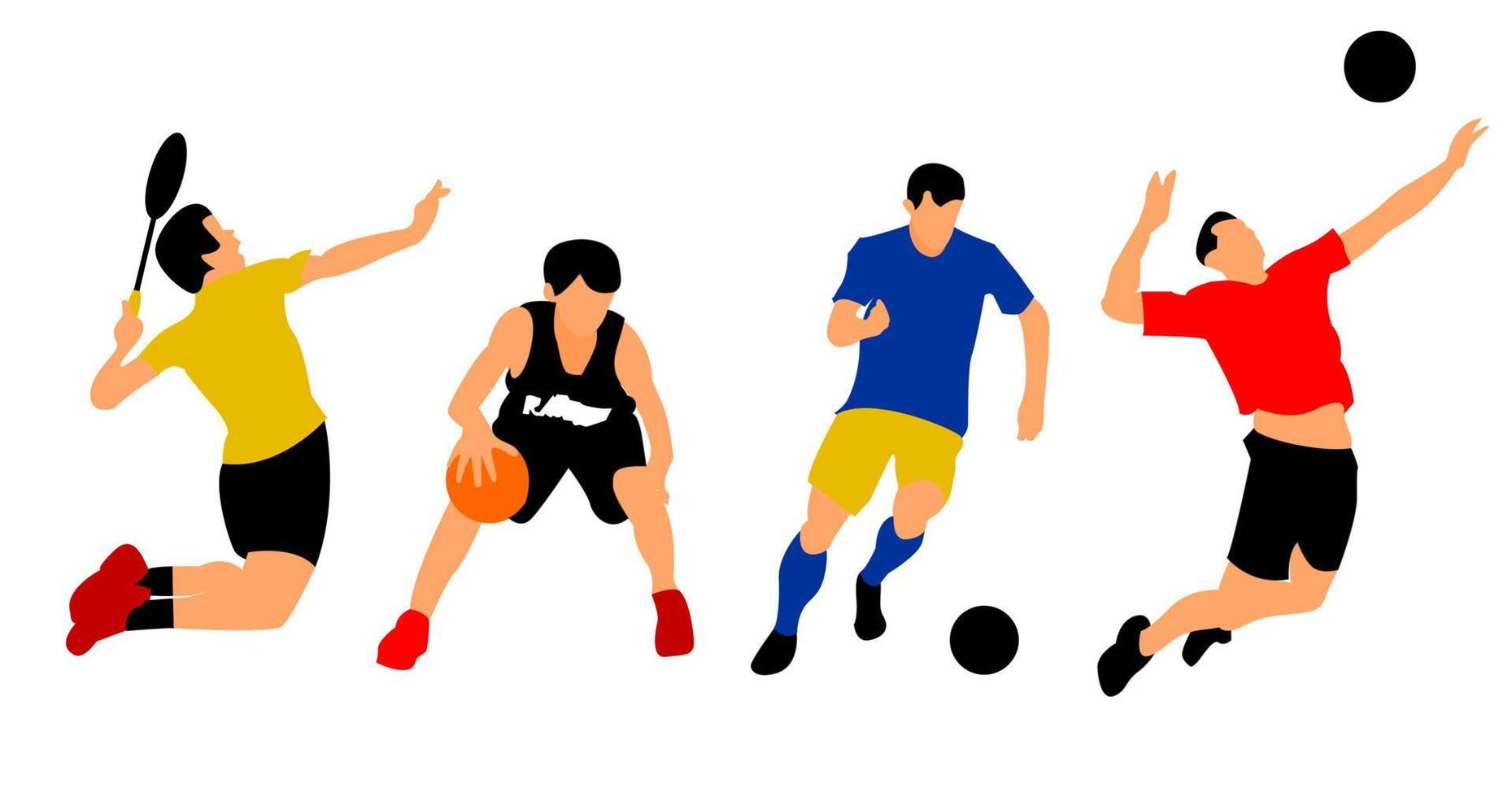 vector de ilustración de deporte más popular