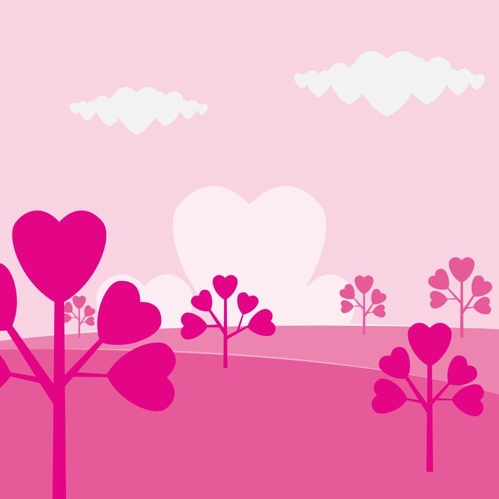 valentine theme background vector