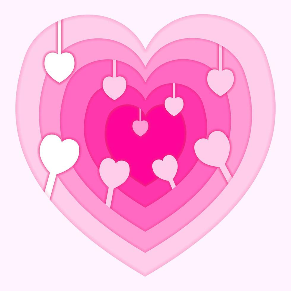 valentine theme background vector