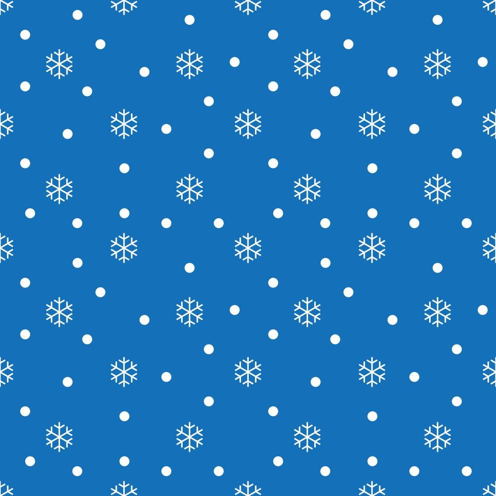 Snowflake beautiful seamless pattern design for decorating, wallpaper, wrapping paper, fabric, backdrop and etc. vector