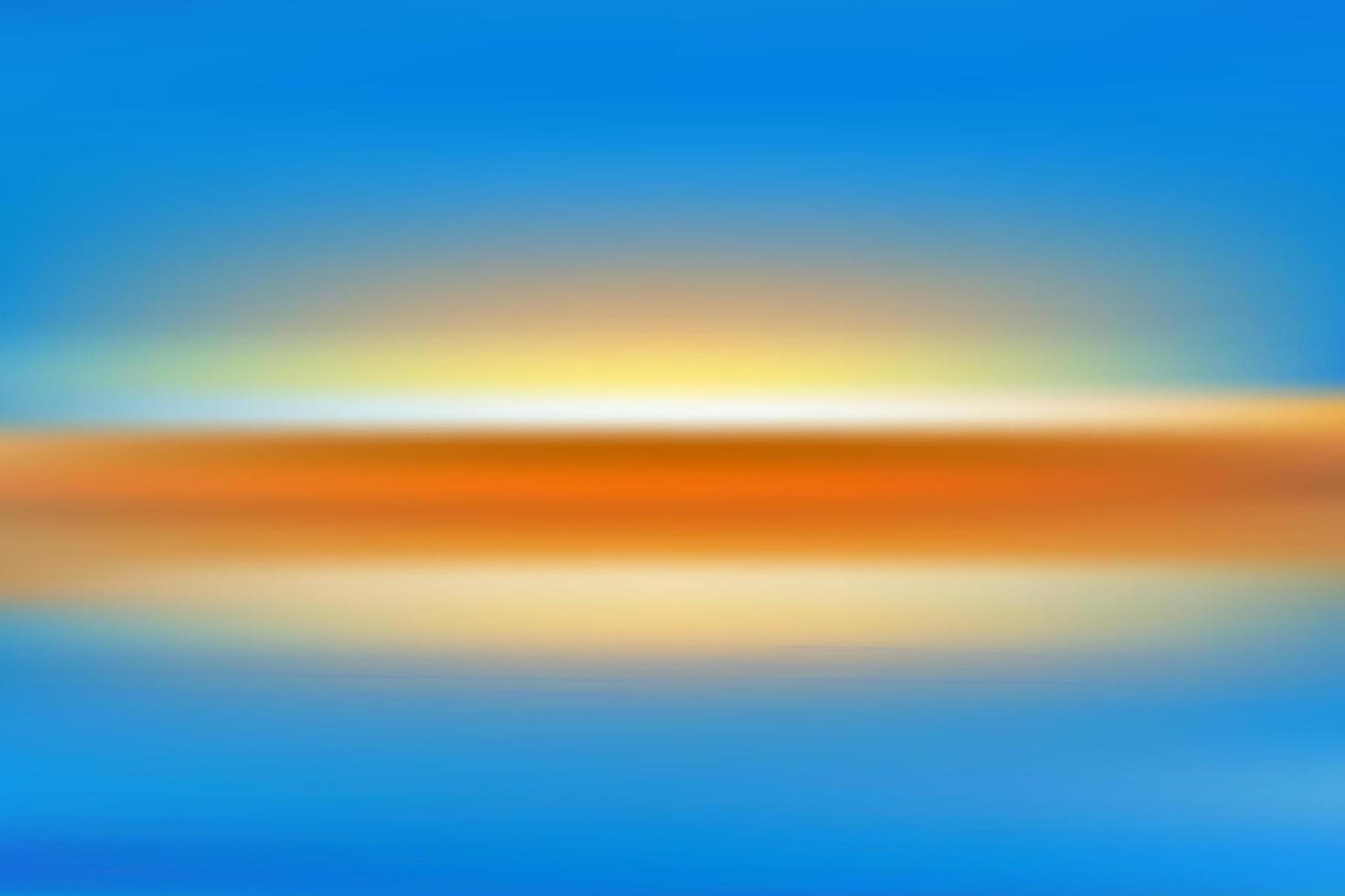 Motion blur tropical sunset beach with a background of abstract ocean waves bokeh sun light. Copy the summer vacation room and business travel concept. Antique tone color filter style. vector
