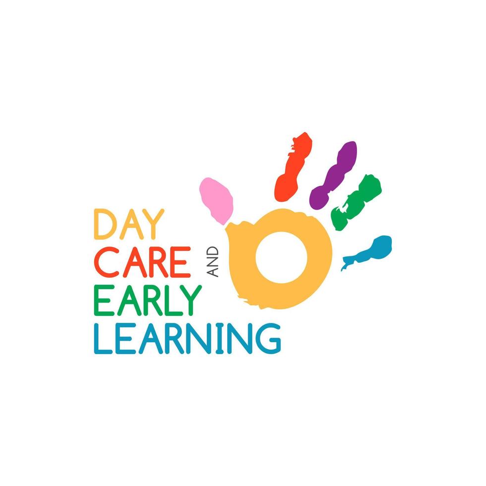 Daycare Early Learning Vector Design