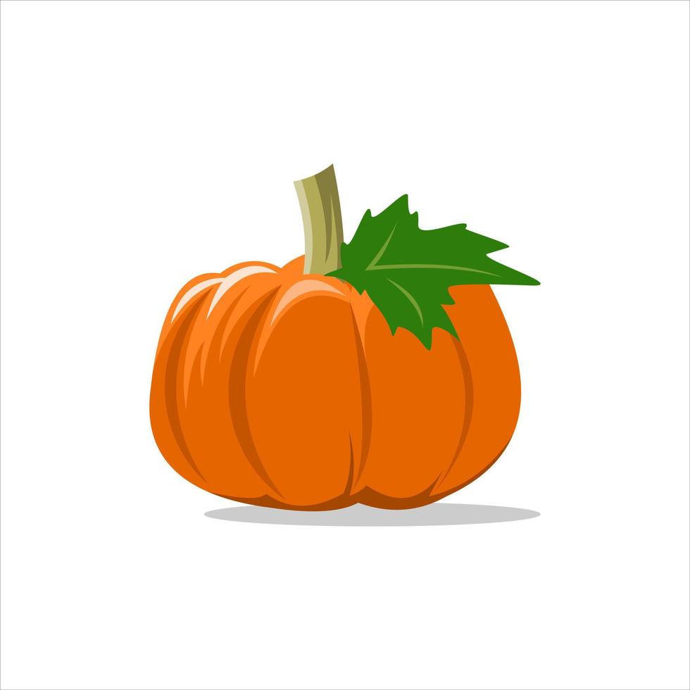 a pumpkin flat illustration vector element