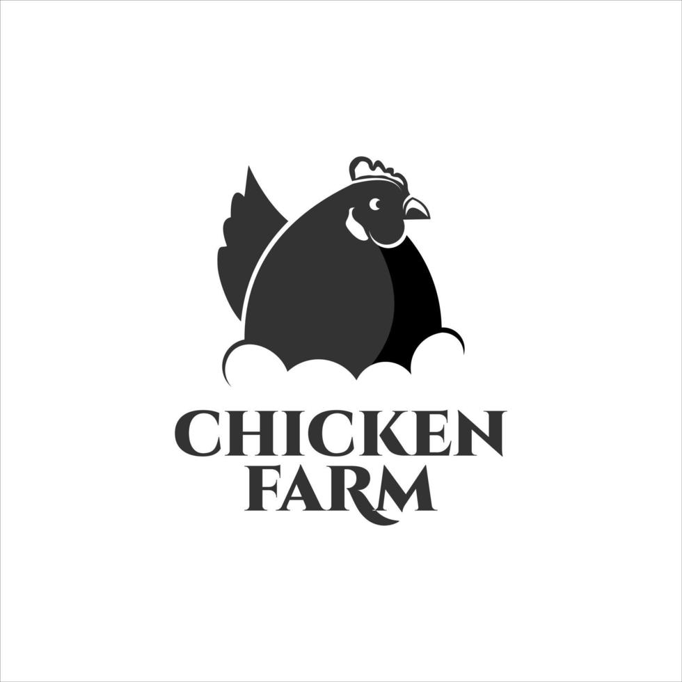 Chicken Farm Nest Illustration vector