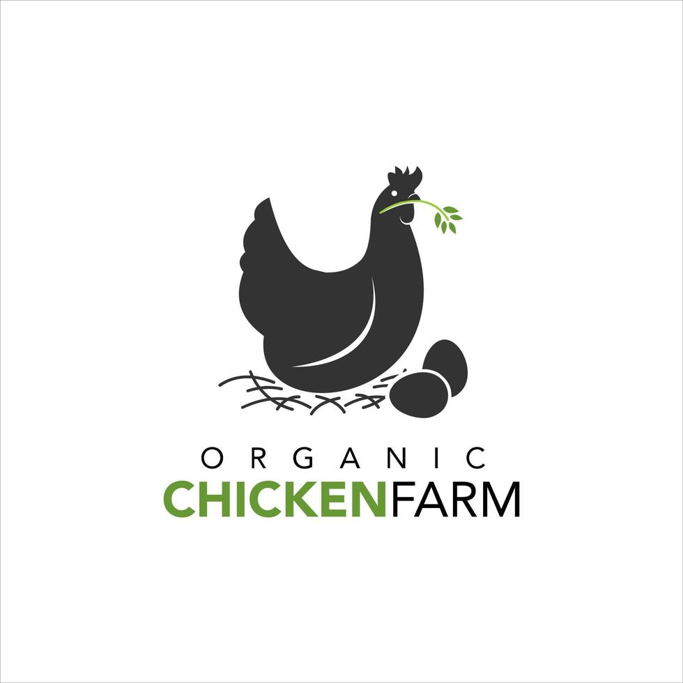 Poultry and Chicken Farm Illustration vector