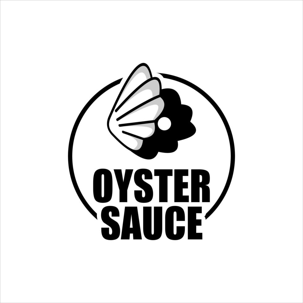 Oyster Sauce Seafood Flavor Retro Label vector