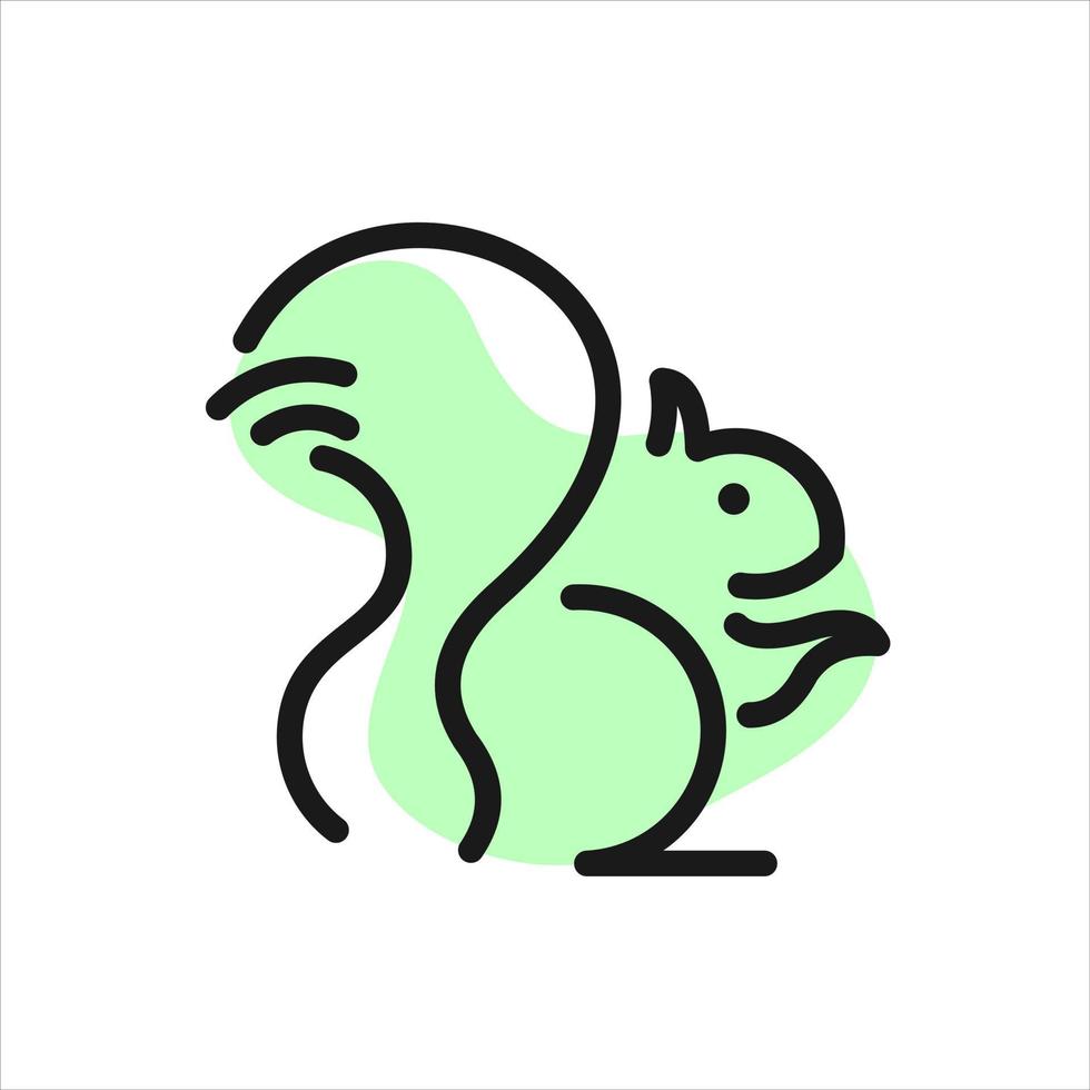 Squirrel Animal Vector Design Element