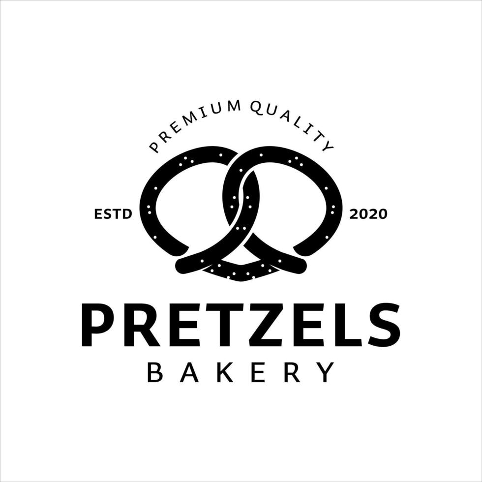 pretzels bakery vector template