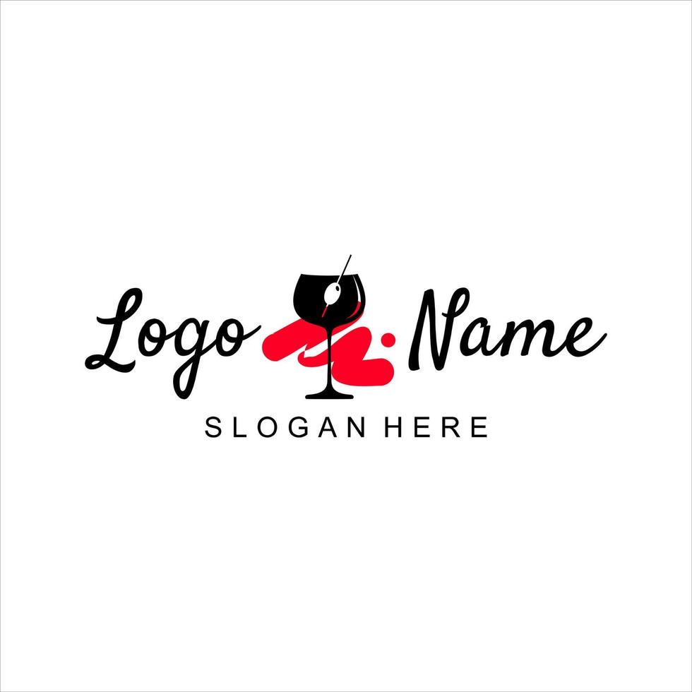 bar logo design simple template idea vector