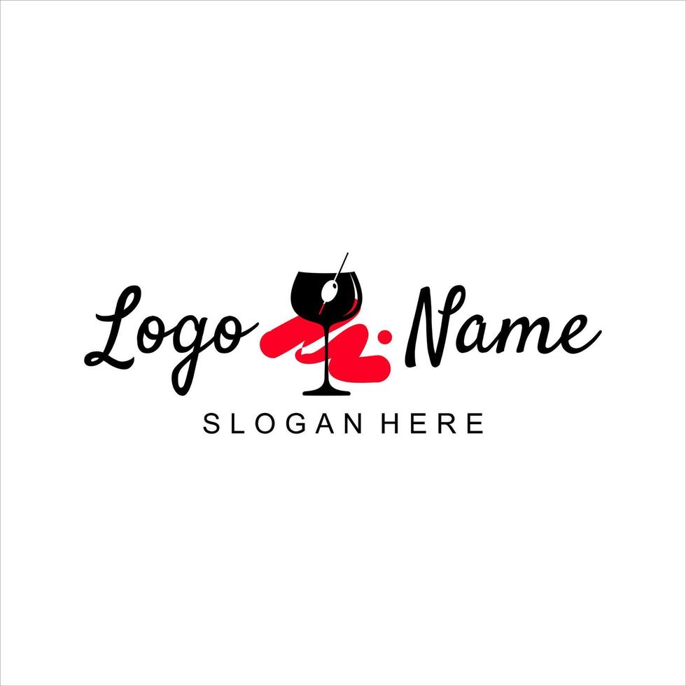 bar logo design simple template idea vector