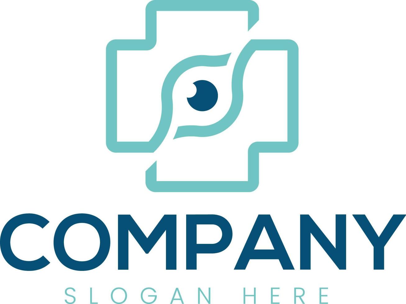 Eye Care Logo Design Symbol vector