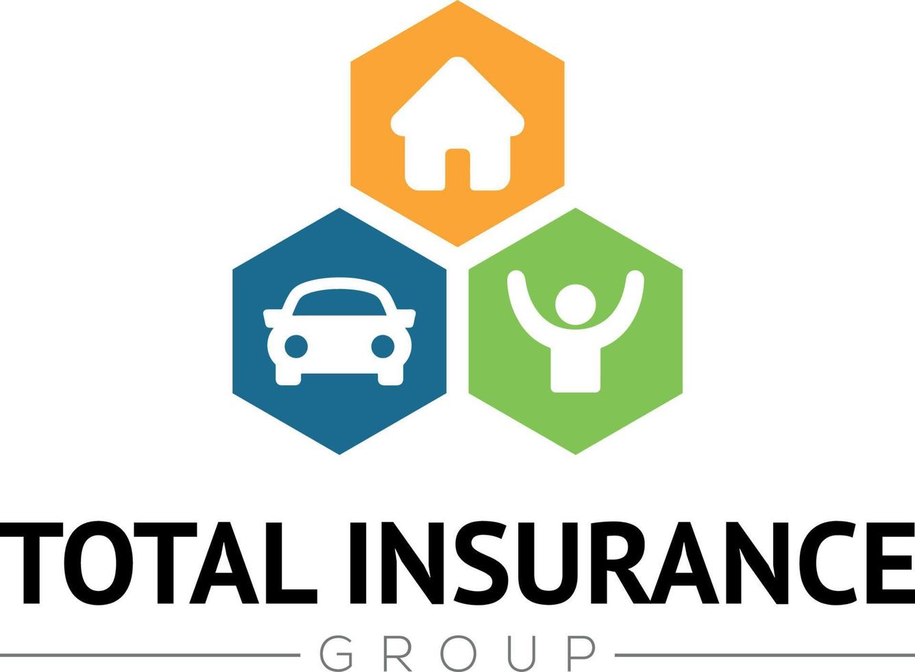 Insurance logo design symbol vector