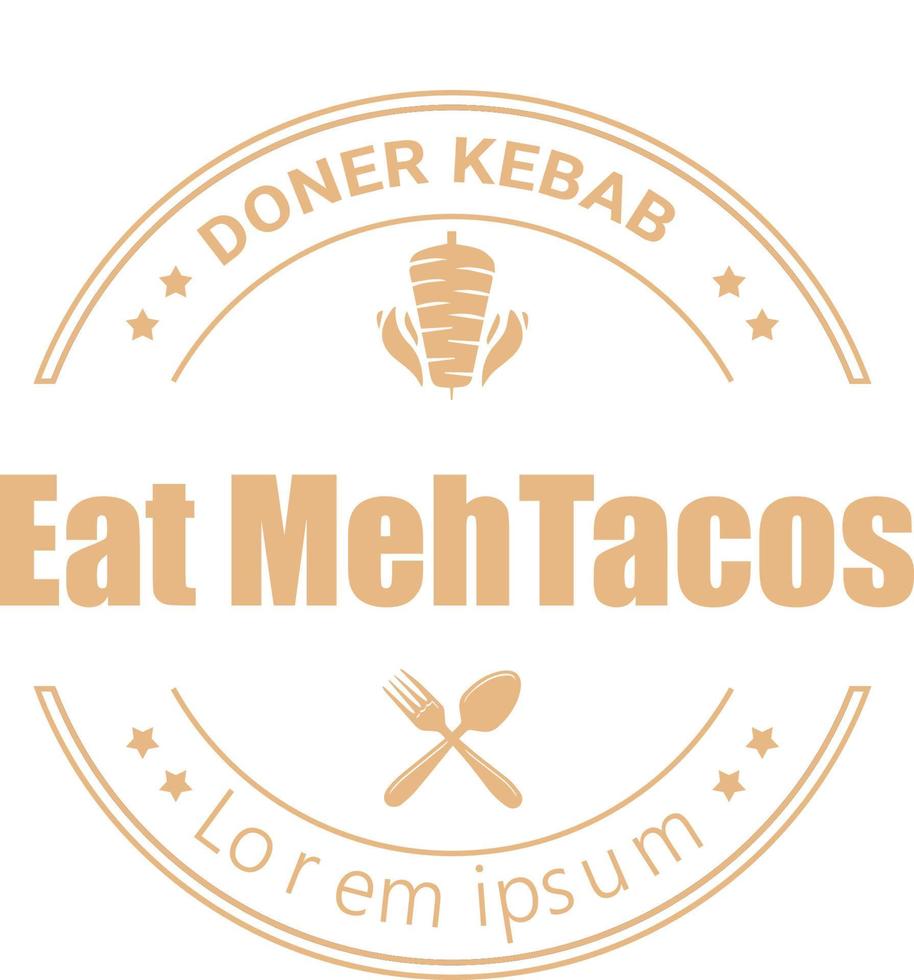 Restaurant logo design symbol vector