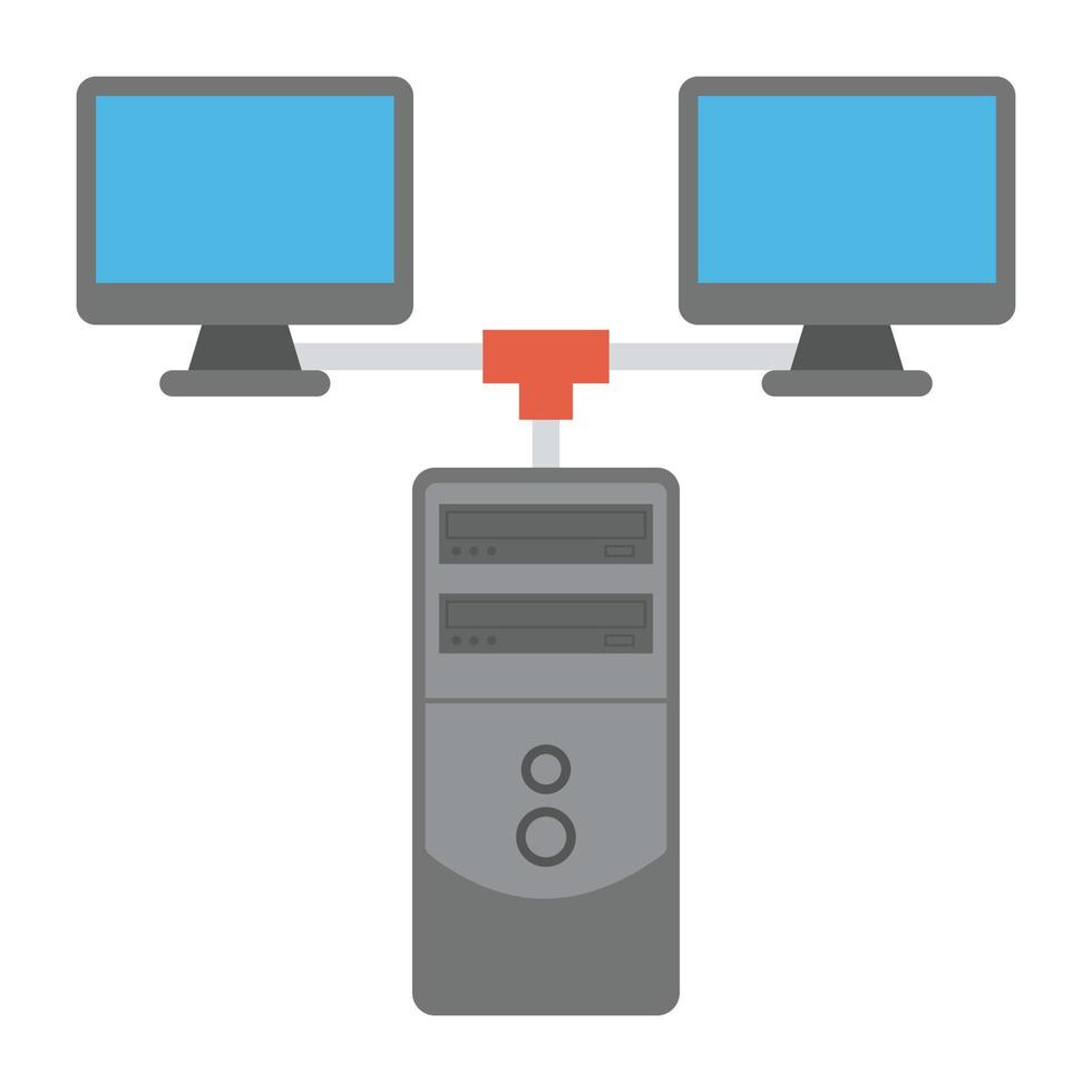 Web Hosting Concepts vector