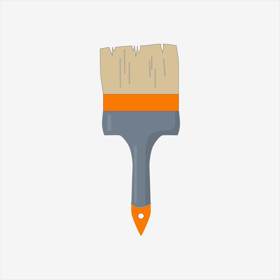 Paint brush illustration vector