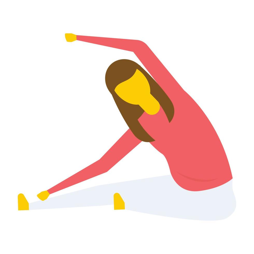 Yoga Pose Concepts vector