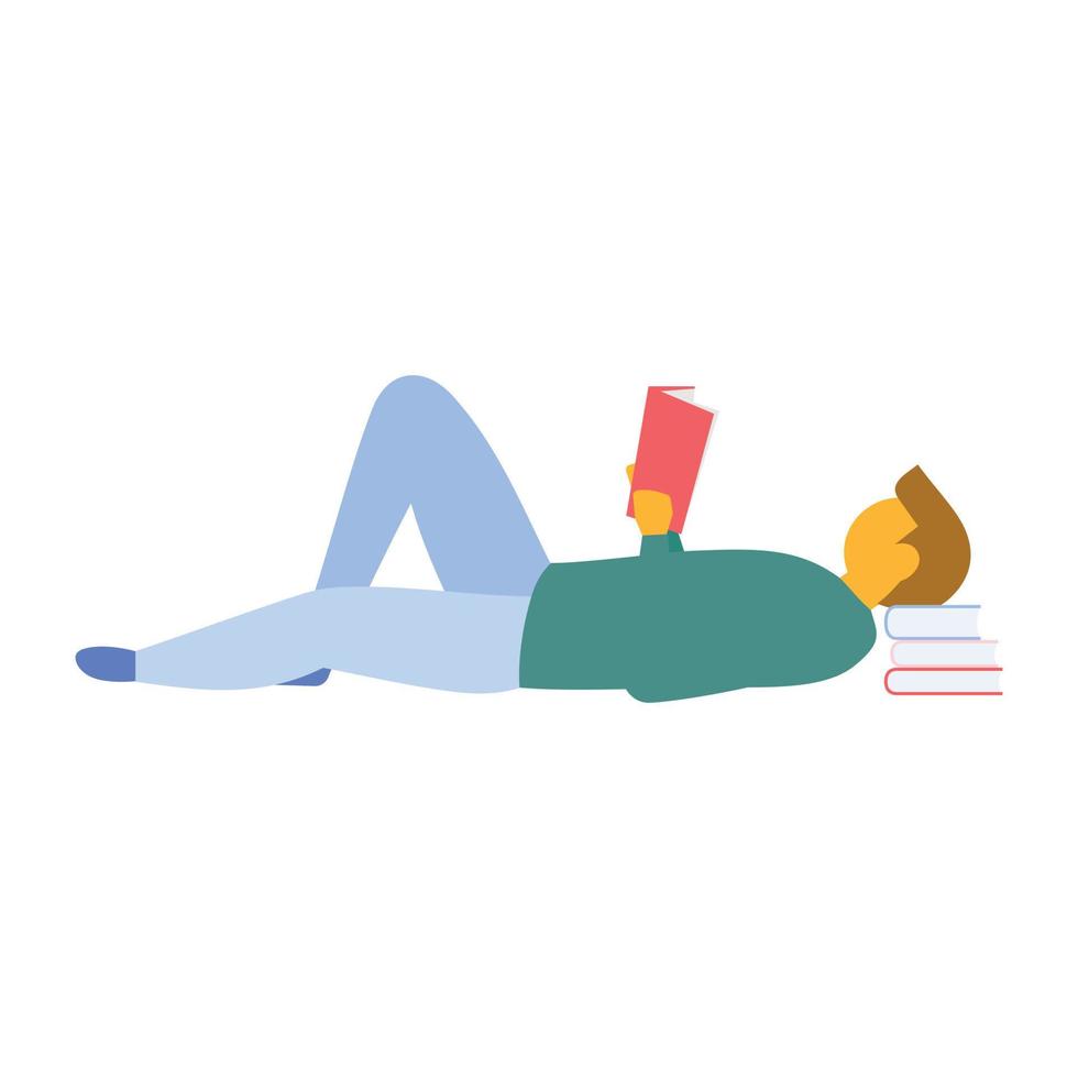 Book Reading Concepts vector