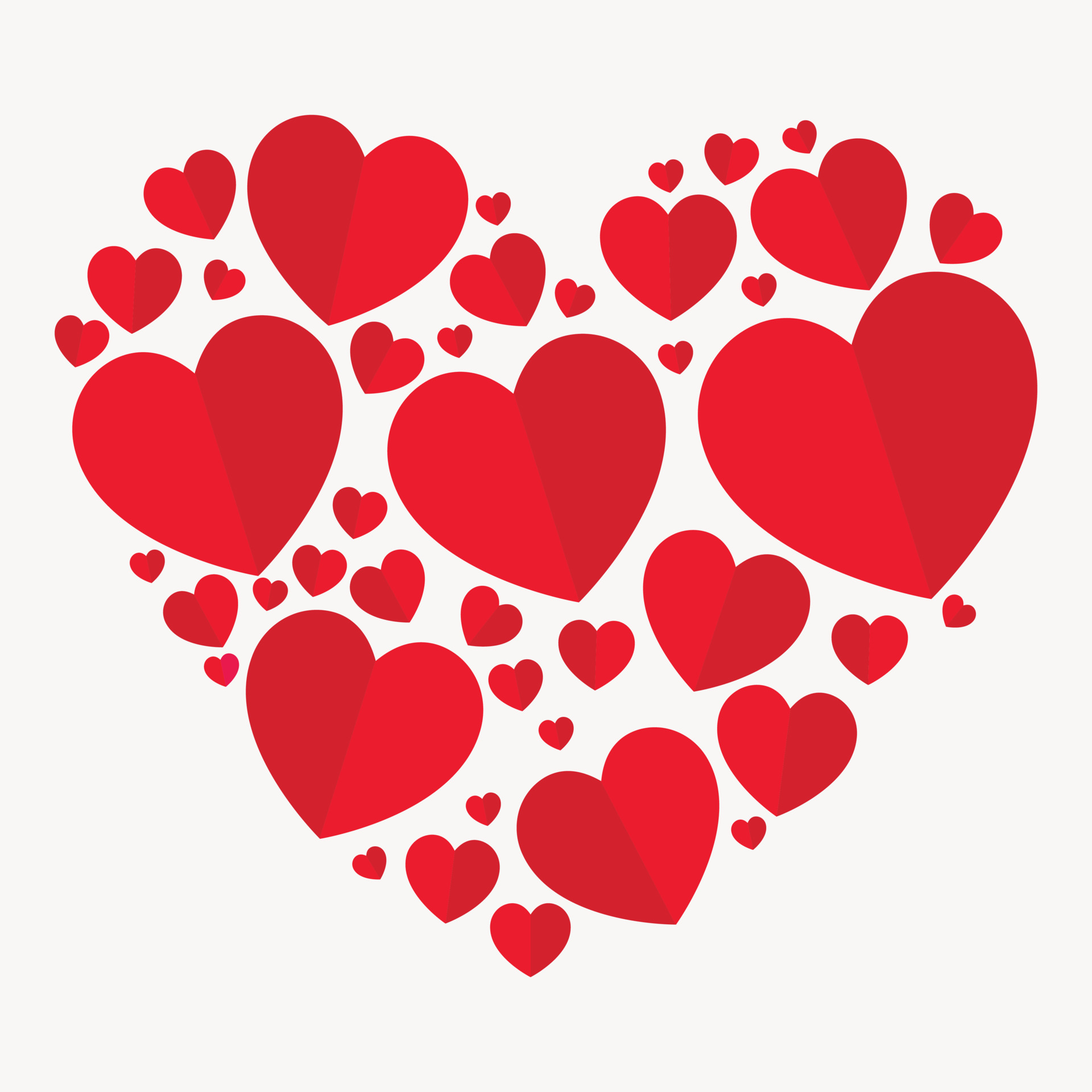 Heart set, love day and valentine's day 5095793 Vector Art at Vecteezy