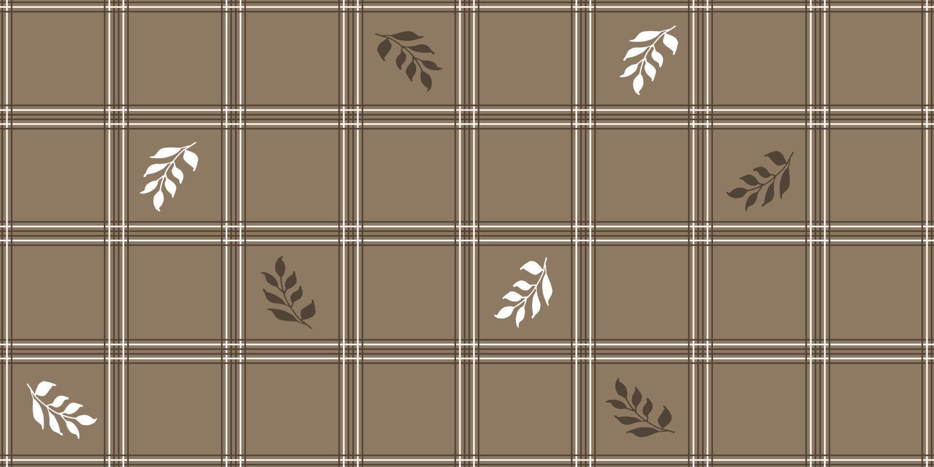 Seamless pattern for the design of plaid, fabric, bedspread, blanket, tablecloth. Vector illustration.