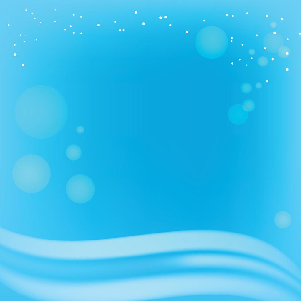 Blue background with waves vector