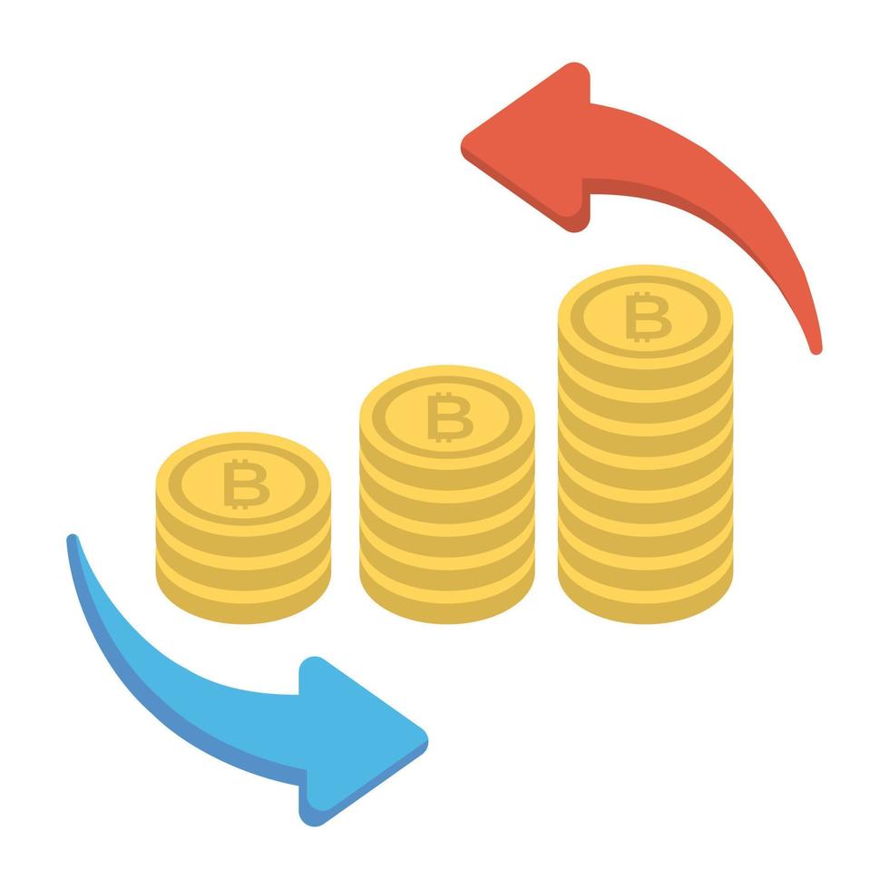 Money Circulation Concepts vector