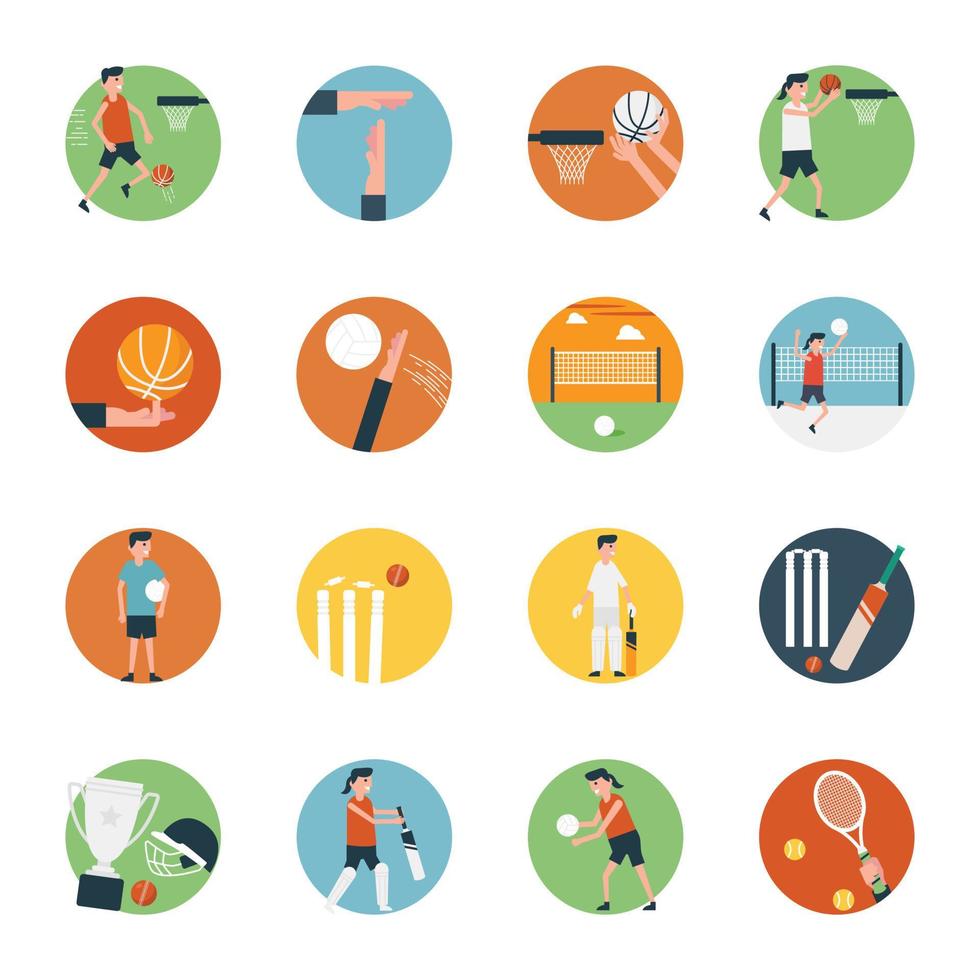 Set Of Sports vector