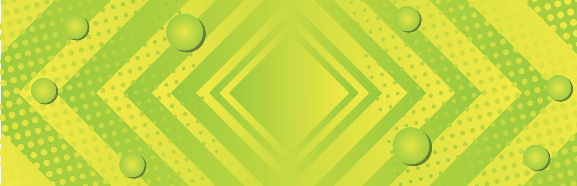 modern abstract yellow and green background with gradation vector