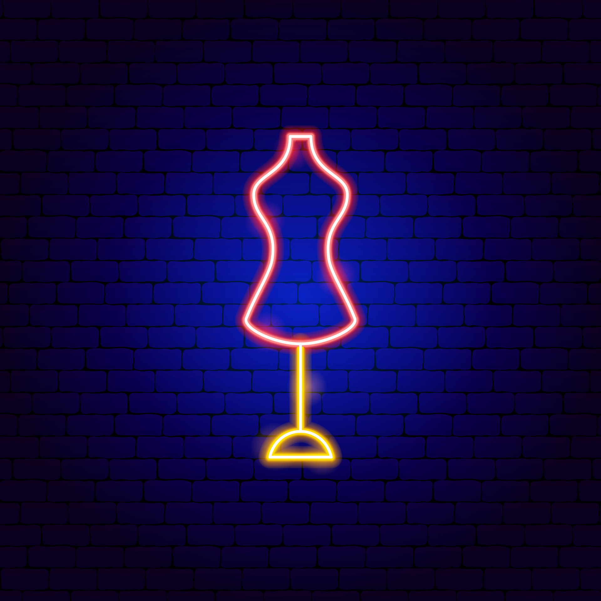 Mannequin Neon Sign 5096670 Vector Art at Vecteezy