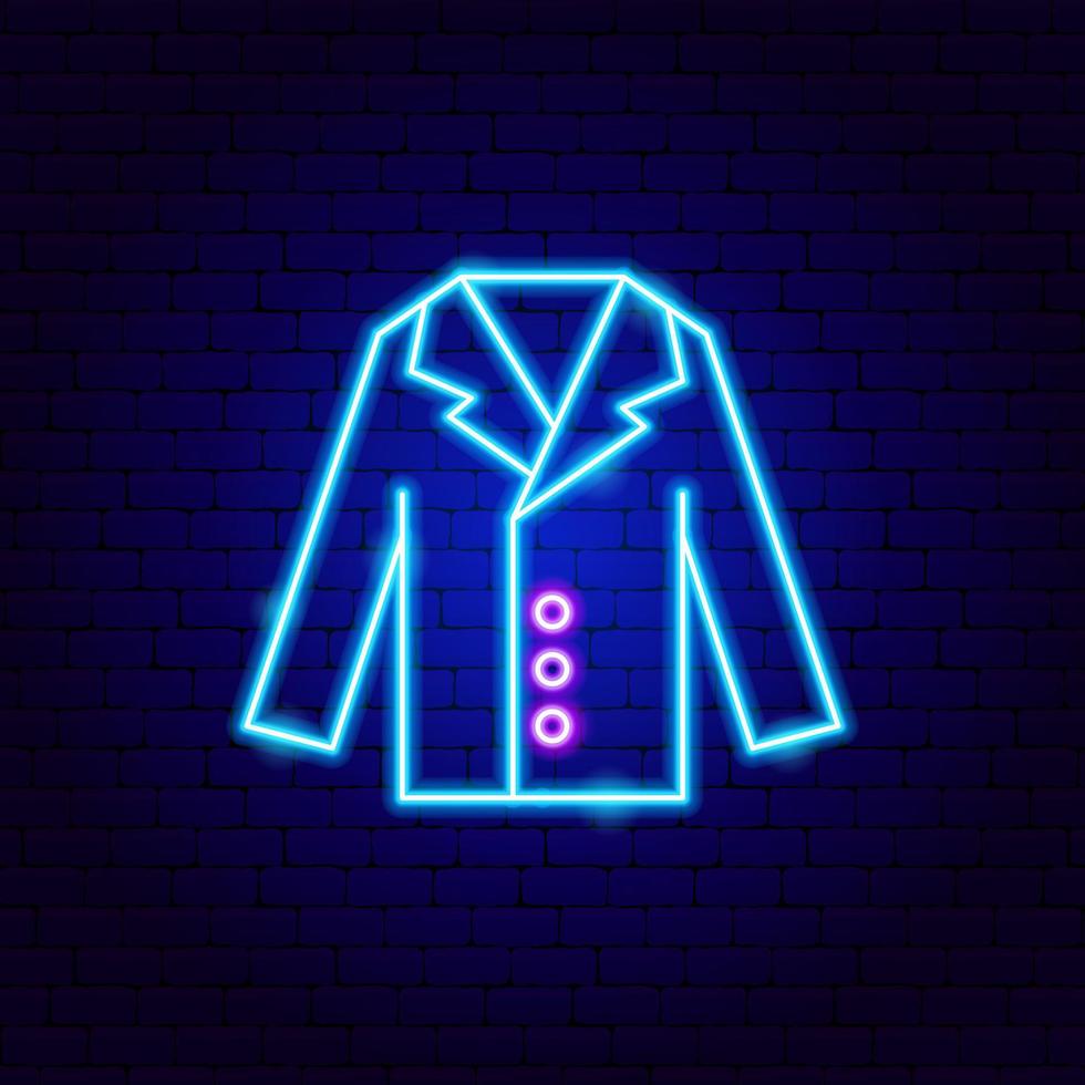 Blazer Neon Sign vector