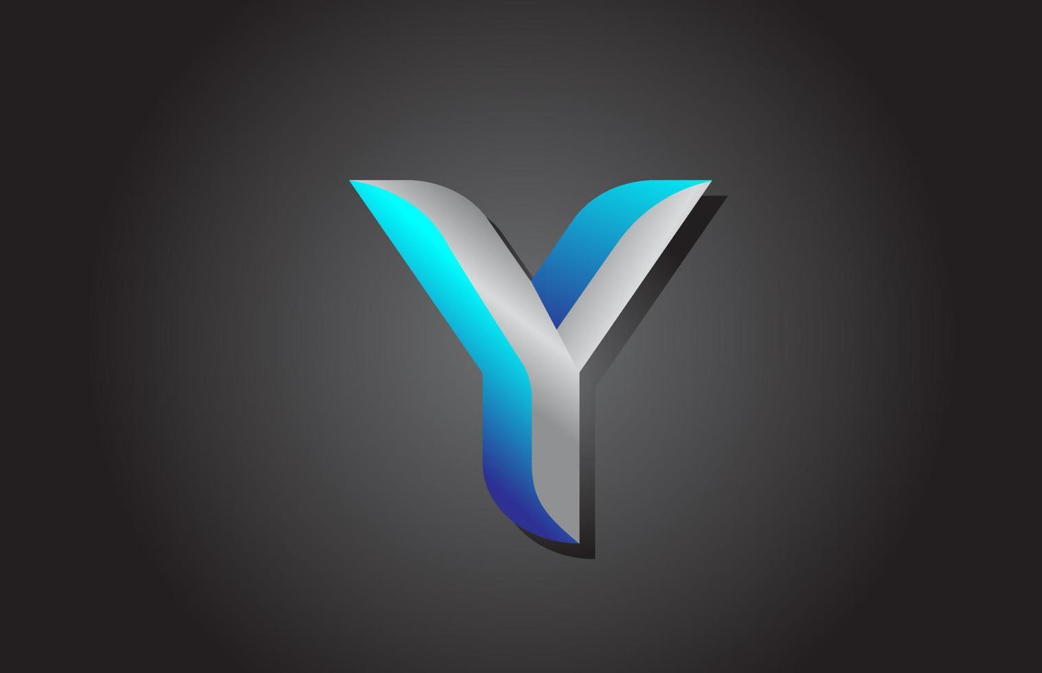 Y alphabet letter logo icon. Creative design for company and business vector