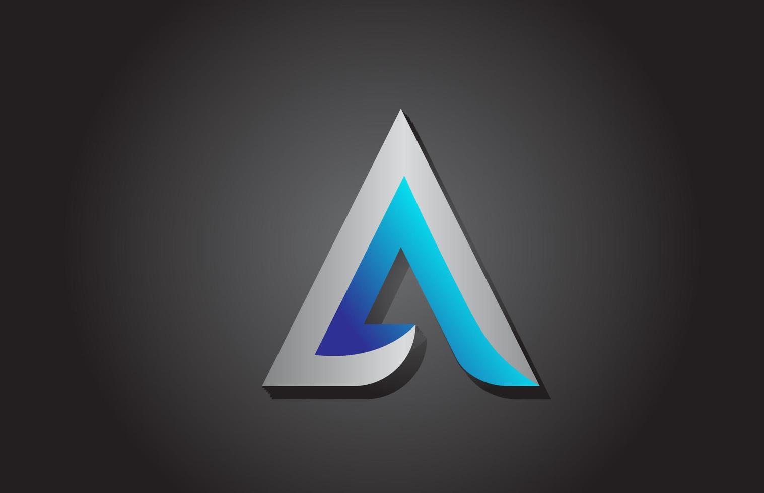un icono de logotipo de letra del alfabeto. diseño creativo para empresa y negocio vector