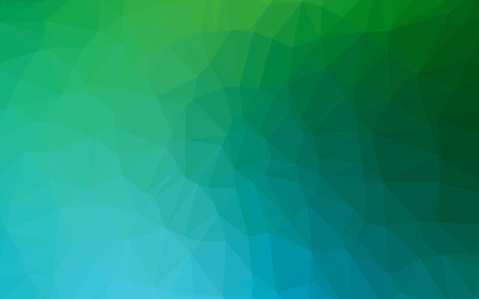 Light Blue, Green vector blurry triangle pattern.