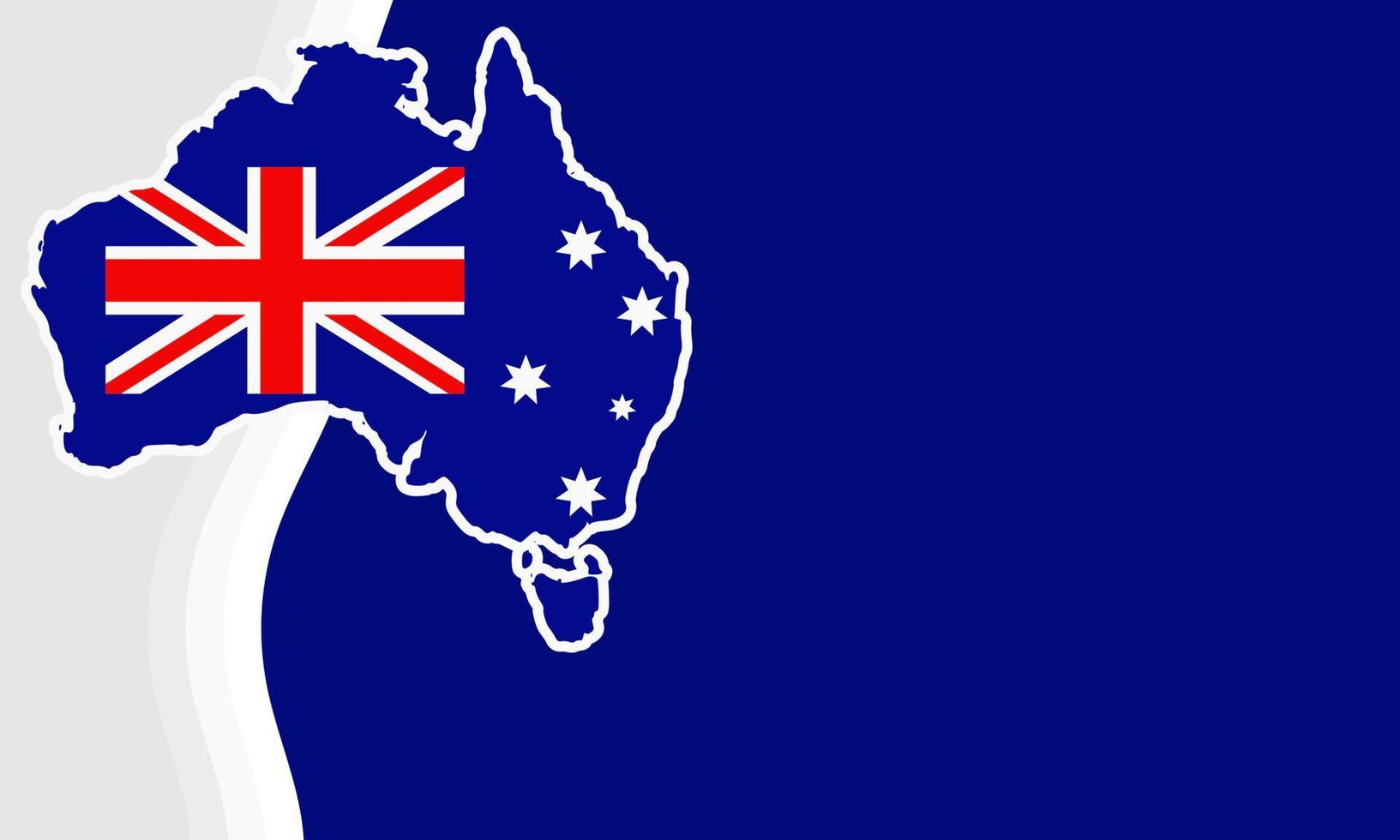 Background Australia Day vector illustration, and Copy Space Area. Suitable to be placed on content with that theme.