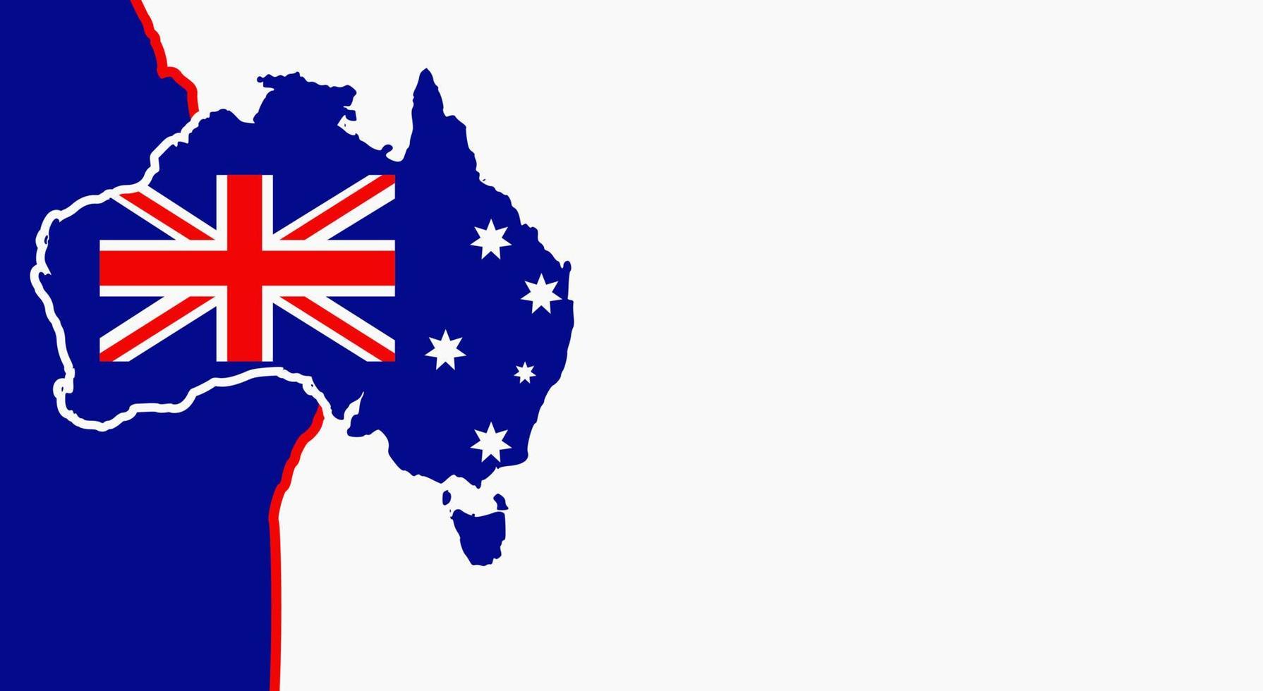 Background Australia Day vector illustration, and Copy Space Area. Suitable to be placed on content with that theme.