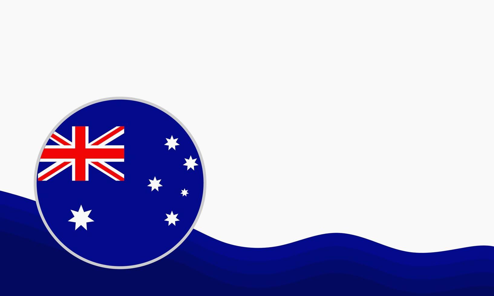 ilustración vectorial del día de australia de fondo y área de espacio de copia. adecuado para ser colocado en contenido con ese tema. vector